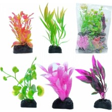 Fimer Yapay Akvaryum Bitkisi 8-10 cm 12 Adet