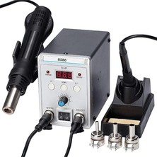 Hava Üflemeli 700W Havya Istasyonu 8586 2 In1 Lehim Makinesi ve Hava Tabancası