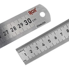 0199 Çift Taraflı Çelik Cetvel 300 mm
