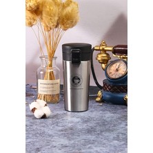 304 L Çelik Gri 500 ml Kahve Termos Mug CIN406GR