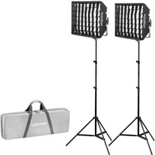 Fimer LP600R K2 Rgb 2'li Softboxlı Panel LED Influencer Işık Kiti