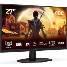 Fimer Q27G42XNE 27″ 180Hz 0.5ms Freesync 2k HDR10 Fast Va Gsync Oyuncu Monitörü