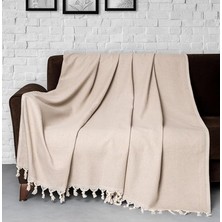 Concept Trendy Koltuk Örtüsü Bej 2'li Set 170X230CM