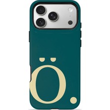Velvoria iPhone 17 Pro Valestra Çift Katmanlı Korumalı Kılıf Petrol Cream Ö
