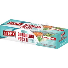2 Adet Stepy Kilitli Buzdolabı Poşeti Orta Boy
