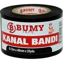 Pvc Kanal Bandı 48 mm x 25 Yds - Siyah