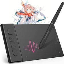 Osu Tablet Grafik Tablet VK430 4x3 Inç, Pilsiz Stylus 290RPS Raporlama Hızı, 8192 Baskı Hassasiyeti ve 4 Kullanılabilir Tuş, Windows/android/mac/chrome Os ile Uyumlu