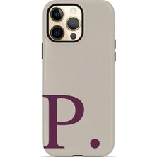 Velvoria iPhone 14 Pro Max Valestra Magsafe Çift Katmanlı Darbe Korumalı Kılıf Greige Wine P