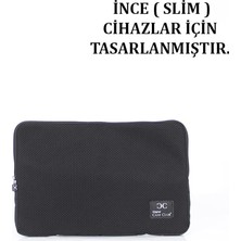 Fimer Club 13''-13,3'' Inç File Sünger Slim Macbook ve Laptop Kılıf Ince Tasarım Siyah