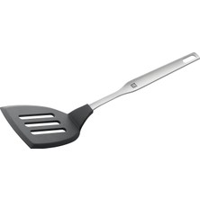 378200000 Twin Prof Spatula Silikon, Paslanmaz Çelik, Bulaşık Makinesinde Yıkanabilir, 330 mm