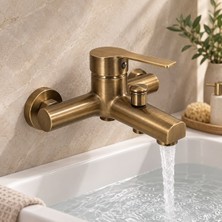 Viosa Antik Nostaljik Eskitme Kare Banyo Duş Bataryası 5 Yıl Garantili Musluk