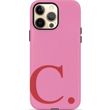 Velvoria iPhone 13 Pro Valestra Magsafe Çift Katmanlı Darbe Korumalı Kılıf Poppy Pink C