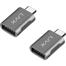 Fimer Usb3.0 To Type C Çevirici Dönüştürücü Otg Adaptör Lva-Otgcm Ikili Paket