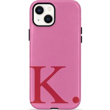 Velvoria iPhone 15 Plus Valestra Çift Katmanlı Korumalı Kılıf Poppy Pink K