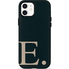 Velvoria iPhone 12 Valestra Çift Katmanlı Korumalı Kılıf Noir Beige E