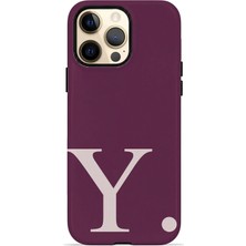 Velvoria iPhone 14 Pro Valestra Çift Katmanlı Korumalı Kılıf Wine Blush Y