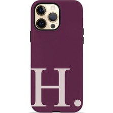 Velvoria iPhone 14 Pro Valestra Magsafe Çift Katmanlı Darbe Korumalı Kılıf Wine Blush H
