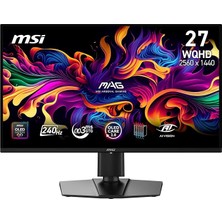 Fimer 26.5" Mag 274QP Qd-Oled X24, Gaming Monitör, Wqhd, 16:9, Flat, Qd-Oled, 240Hz, 0.03MS, Freesync Premium, Pivot
