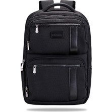Fimer BP-BS100 Business Vıp B1 - Serisi 15.6 Inch Uyumlu Wtx Pro Su Geçirmez Kumaş Laptop Sırt Çantası -Siyah