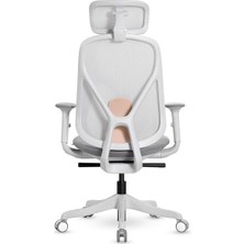 XD-1004-FILELI Başlıklı Çalışma Koltuğu Gri