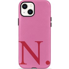 Velvoria iPhone 15 Plus Valestra Çift Katmanlı Korumalı Kılıf Poppy Pink N