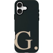 Velvoria iPhone 16 Valestra Çift Katmanlı Korumalı Kılıf Noir Beige G