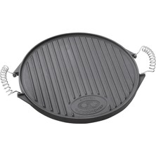 Fimer Gurme Döküm Plaka, Barbekü Izgara Plakası, Oluklu ve Düz Izgara Yüzeyi, Optimum Isı Dağılımı, 570-480 Serisi Barbekülerle Uyumlu