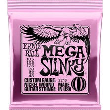 Fimer Ball Mega Slinky Nickel Wound Elektro Gitar Telleri, Ölçü 10.5-48