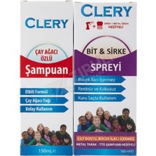 4 Adet Clery Bit Spreyi 100 ml + Şampuan 150 ml
