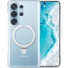 Fimer Samsung Galaxy S26 Ultra ile Uyumlu Ostand Slim Serisi Magsafe Kapak, Şeffaf