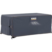 Fimer Bahçe Mobilyası Örtüsü, 150-90-74CM, Ağır Hizmet Oxford Kumaş, Su Geçirmez, Dış Mekan Veranda Masa Örtüsü, Havalandırmalı Masa ve Sandalye Koruma Kılıfı Gri