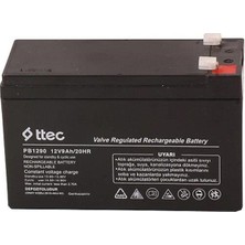 Fimer Stok Ttec 12V 9AH Bakımsız Kuru Aku
