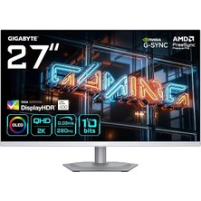 Fimer MO27Q2A Ice 27" OLED Oyuncu Monitörü, 2k, 280 Hz, 0.03 Ms, Pivot, Siyah