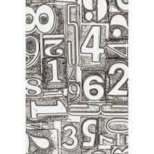3D Doku Kalıbı - Tim Holtz Numbered