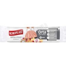 Koroplast Extra Güçlü Büzgülü Orkide Kokulu Orta Boy Çöp Torbası 15'li