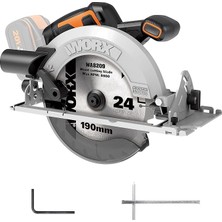 WX520.9 20VOLT 190MM Kömürsüz Profesyonel Şarjlı Daire Testere (Akü Dahil Değildir)