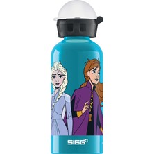 Fimer - Kbt Disney Prensesleri - Frozen Anna ve Elsa - Sızdırmaz ve Kırılmaz - Tüy Giderek Hafif - Bpa Içermez - Iklim Etmez Sertifikalı - Spor ve Okul - Mavi - 0,4 L