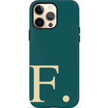 Velvoria iPhone 13 Pro Valestra Magsafe Çift Katmanlı Darbe Korumalı Kılıf Petrol Cream F