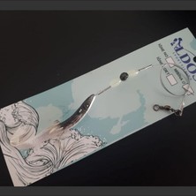 Fimer Lüfer Avcısı (3 Adet) Çelik Telli Silikon Balık 6,5 cm Gri