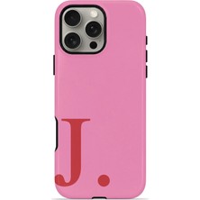 Velvoria iPhone 16 Pro Max Valestra Magsafe Çift Katmanlı Darbe Korumalı Kılıf Poppy Pink J