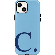 Velvoria iPhone 14 Plus Valestra Çift Katmanlı Korumalı Kılıf Blue Hour C