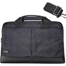 Fimer 13" - 13.3" Taban Korumalı, Omuz Askılı Macbook Air-Pro Laptop Çantası (Siyah)
