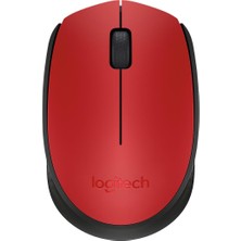 Fimer M171 Kablosuz Mouse, Pc, Mac, Dizüstü Bilgisayar Için, 2,4 Ghz, USB Mini Alıcılı, Optik Izleme, 12 Aylık Pil Ömrü, Sağ ve Sol Elle Kullanıma Uygun, Kırmızı