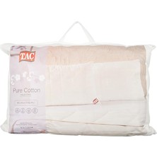 Pure Cotton KAPITONELI%100 Pamuk Yastık, Beyaz, 50X70 cm