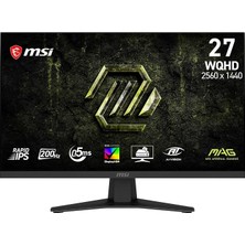Fimer 27" Mag 274QF E20, Gaming Monitr, Wqhd, 16:9, Flat, Rapid Ips, 200Hz, 0.5ms(gtg, Min.), Adaptive-Sync