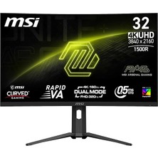 Fimer 32" Mag 321CUPDF Gaming Monitör, Wqhd, Curve 1500R, Rapid Va, 160Hz, 0.5ms (Gtg), Freesync Premium