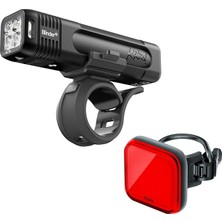 Fimer Blinder 700 & Blinder Kare Bisiklet Işık Seti, 2. Nesil, USB Şarj Edilebilir Led, 700 Lümen Ön, 100 Lümen Arka, Çoklu Mod, IP67 Su Geçirmez, 200 Ft Işın