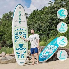 Fimer Funawater Tiki Şişme Sup Board/stand Up Paddle Board Pati Dostu Yüzey (320X85X15 Cm)3yılgarantili Çok Renkli