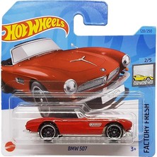 Wheels - Bmw 507 - Factory Fresh 2/5 - HKK77 - Short Card - Cabriolet - Kırmızı - Mattel 2023