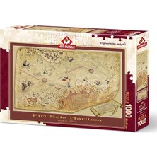 Puzzle Piri Reis Haritası 1000 Parça Puzzle